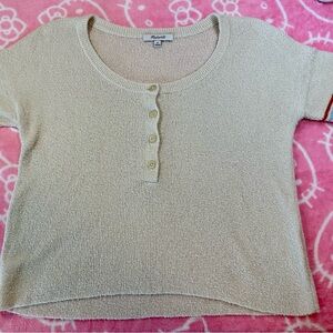 Madewell Cream Knit Cardigan